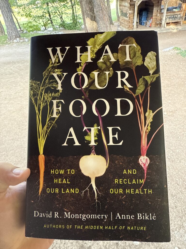 The new book - What Your Food Ate. Regenerative Farming.