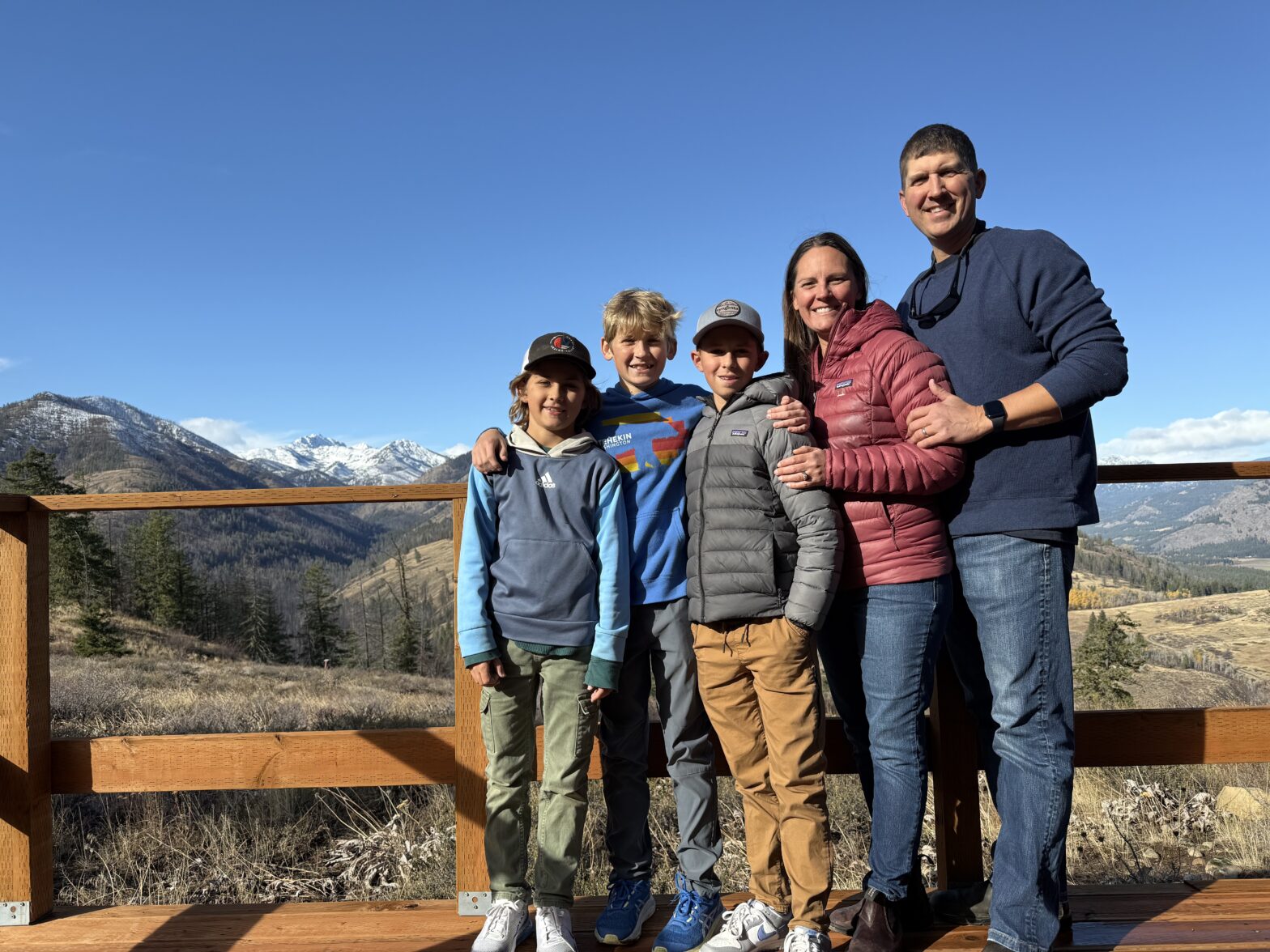 Thank you for your love and generosity. The Steiner Family.