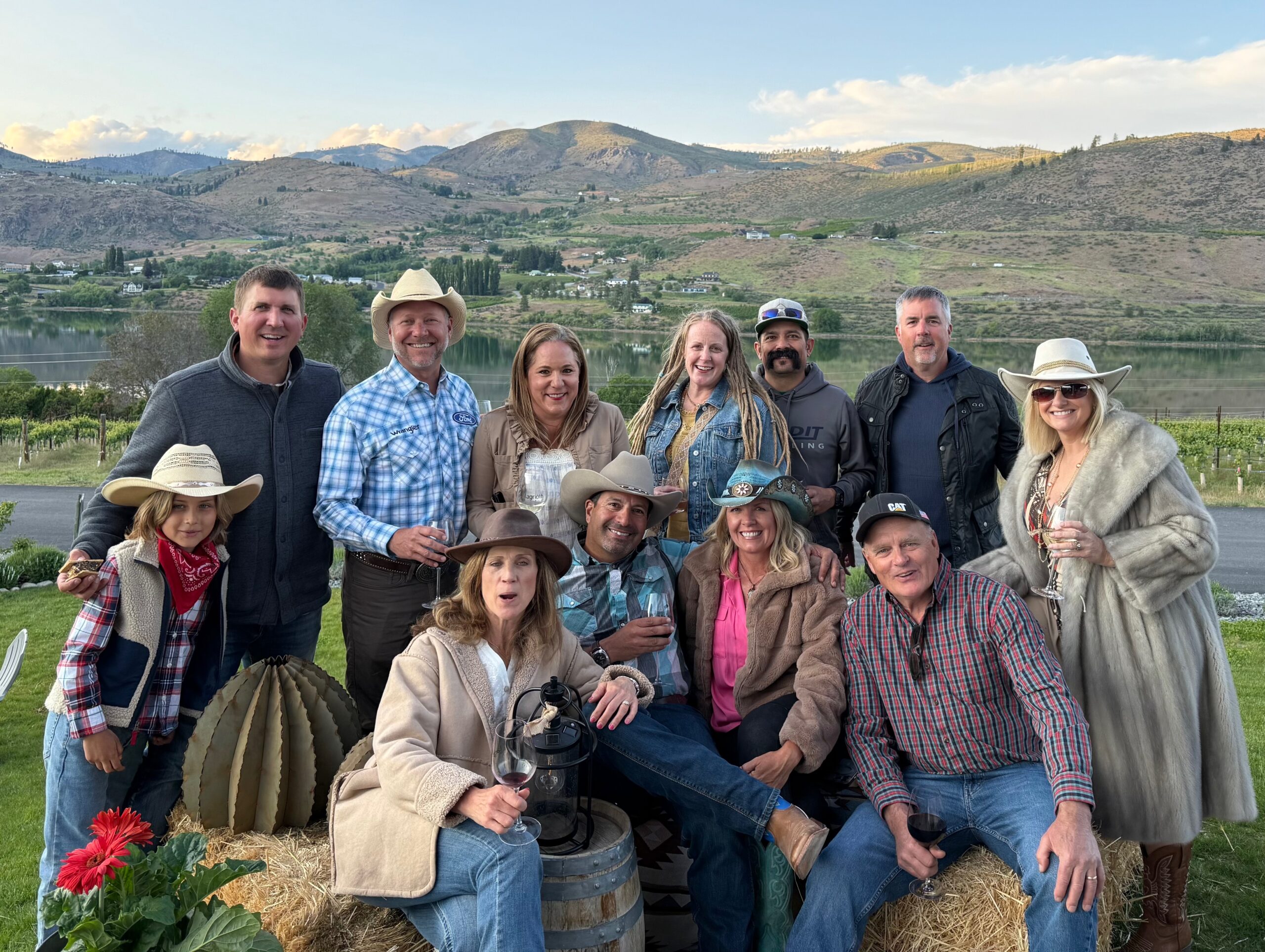 So much fun western themed wine club party