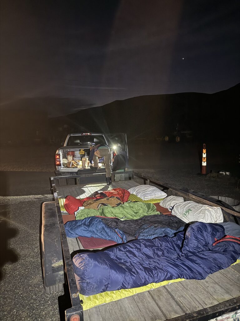 Where we tucked in for the night.